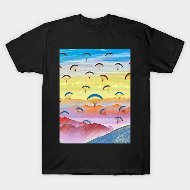 Paragliding trend freedom T-Shirt by UMF - Fwo Faces Frog